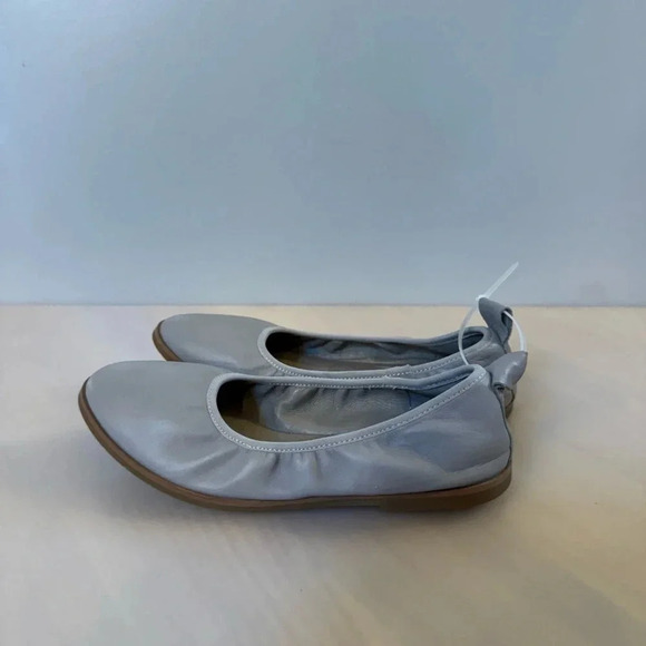 Eileen Fisher Notion Ballet Flats Womens Grey Nappa Leather Size 5 1/2 - Picture 8 of 8